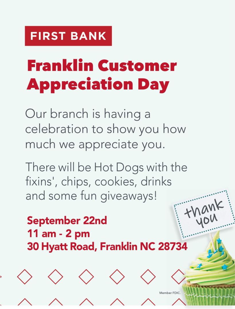 First Bank Customer Appreciation Day Franklin Chamber of Commerce